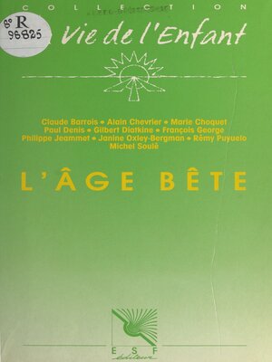 cover image of L'âge bête